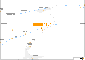 map of Berseneva