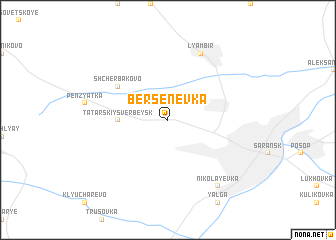 map of Bersenevka