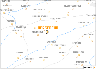 map of Bersenevo