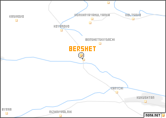 map of Bershet\