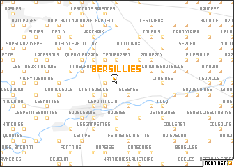 map of Bersillies