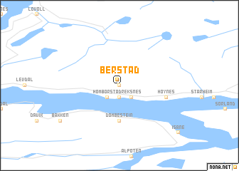 map of Berstad