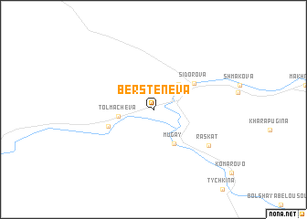 map of Bersteneva