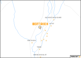 map of Bertākeh