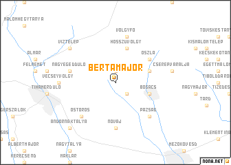 map of Bertamajor