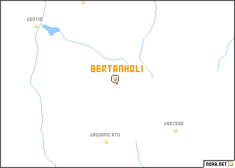 map of Bertanholi