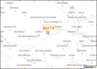 map of Berta