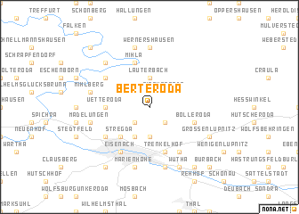 map of Berteroda