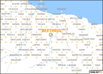 map of Berthaud