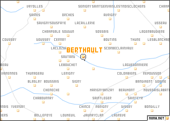 map of Berthault