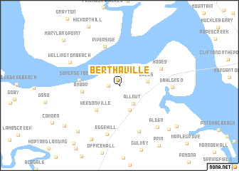 map of Berthaville