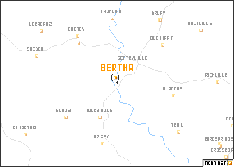 map of Bertha