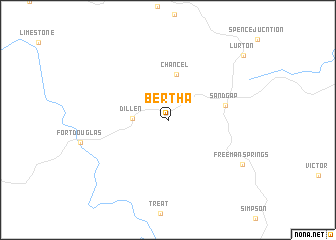 map of Bertha