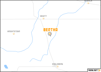 map of Bertha