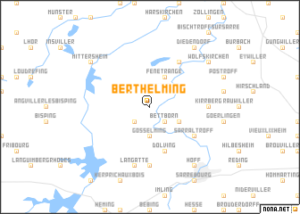 map of Berthelming