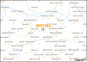 map of Berthem