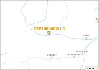 map of Berthoud Falls