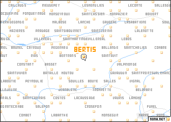 map of Bertis