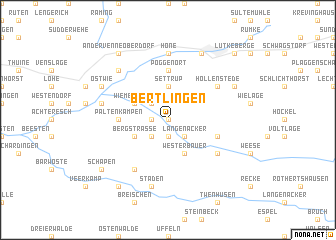 map of Bertlingen