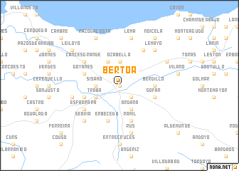 map of Bertoa