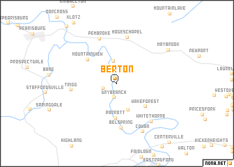 map of Berton