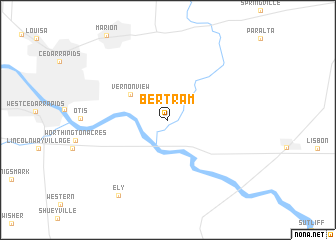 map of Bertram