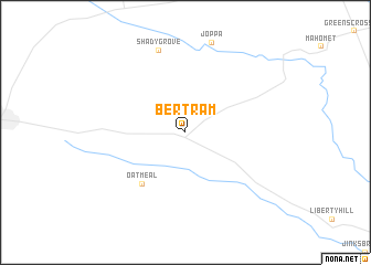 map of Bertram