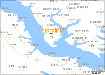 map of Bertrand