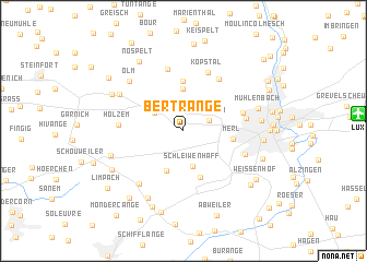 map of Bertrange