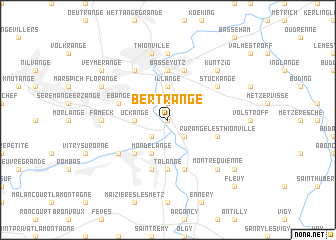 map of Bertrange