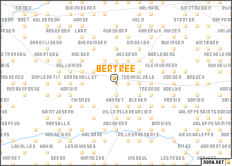 map of Bertrée