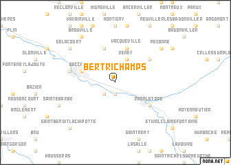 map of Bertrichamps