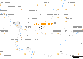 map of Bertrimoutier