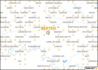 map of Bertrix