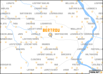 map of Bertrou