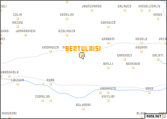 map of Bērtulaiši