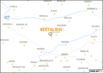 map of Bērtulaiši