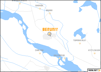 map of Beruniy