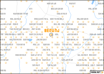 map of Berunj