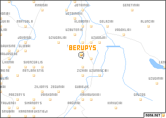 map of Berupys