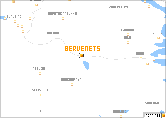 map of Bervenets