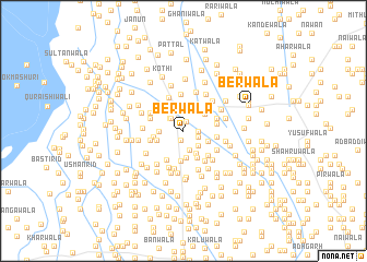 map of Berwāla