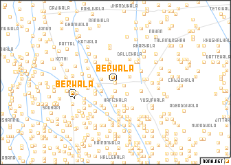 map of Berwāla