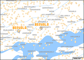 map of Berwāla