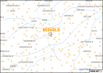 map of Berwāla