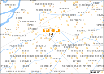 map of Berwāla