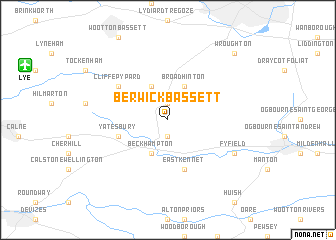 map of Berwick Bassett