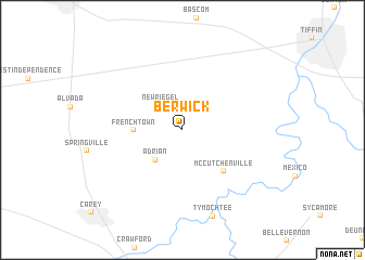 map of Berwick