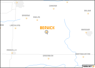 map of Berwick