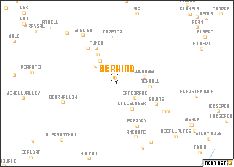 map of Berwind